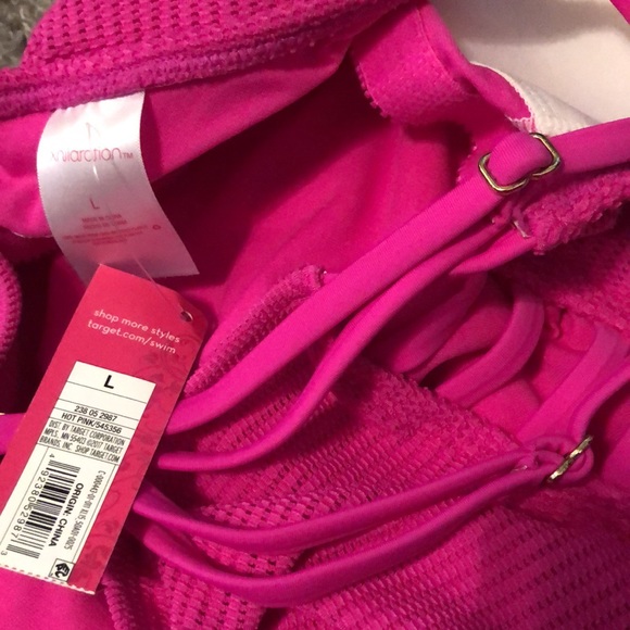 Hot Pink Cut Swimsuit - Picture 7 of 9